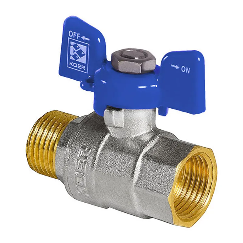 Кран кульовий Koer 1" ГШБ (KR.218.B) синій (KR2721)
