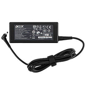 Блок живлення для ноутбука ACER 19V, 3.42A, 65W, 3.0*1.0мм, S5 series, L-подібний роз'єм, black (без кабеля!)