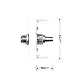 Супутникова розетка SAT LIVOLO, біла, модуль 0.5 поста, для ресивера / антени (VL-FCSL-1WP), фото 6