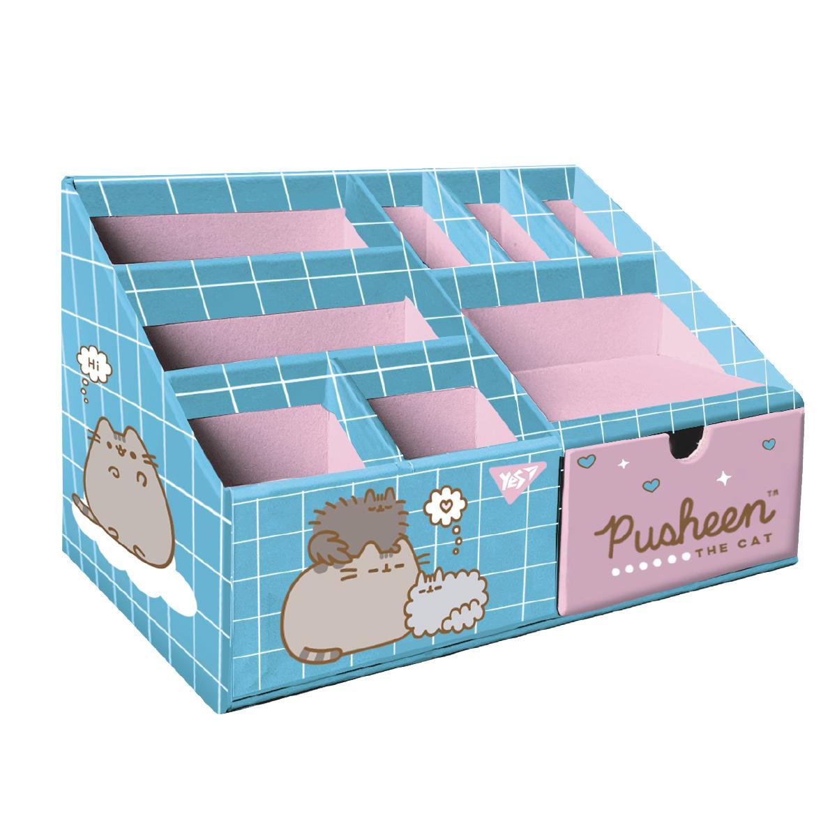 Органайзер настільний Yes Pusheen 8 відділень картон