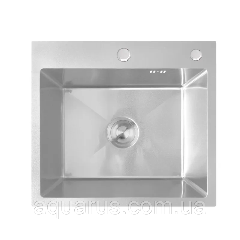 Мийка кухонна Mixxus MH5045 Nano-Silver з нерж. сталі (колір нерж.) (MX1925)