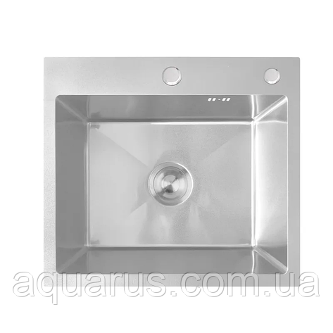 Мийка кухонна Mixxus MH5045 Nano-Silver з нерж. сталі (колір нерж.) (MX1925), фото 1