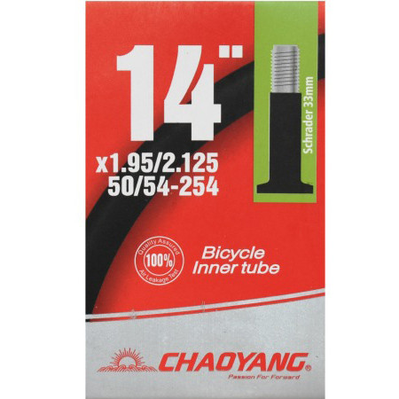 Камера велосипедної ChaoYang 14 x 1,95 / 2,125 AV