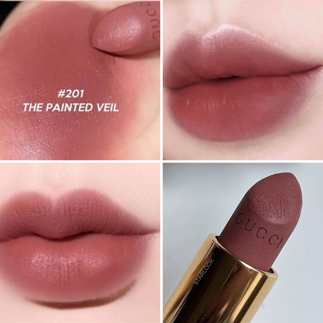 Gucci Rouge À Lèvres Mat Lipstick 201 The Painted Veil Gucci Rouge À Lèvres Mat Lipstick 201 The Painted Veil