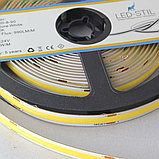 LED стрічка LED-STIL 3000K, 9W, COB, 480 шт, IP33, 24V, 900LM, фото 4