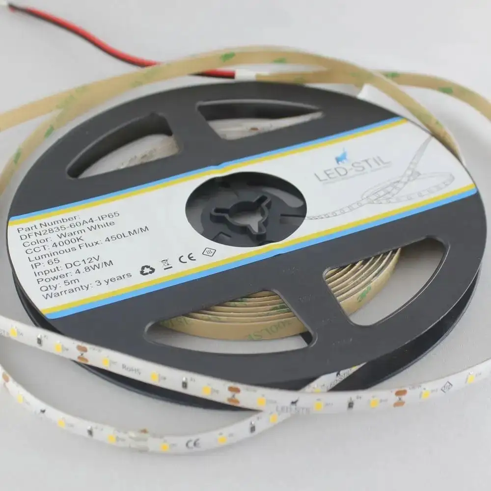 LED стрічка LED-STIL 4000K, 4,8 W, 2835, 60 шт, IP65, 12V, фото 1