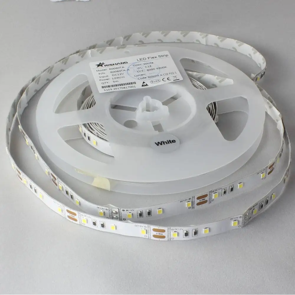 LED стрічка R0060TA-A, 4000K, 12W, 2835, 60 шт, IP33, 12V, 980LM, фото 1