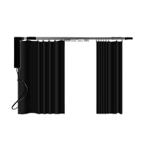 Електрокарниз LIVOLO для штор з пультом і WiFi, чорний (VL-SHQ011S2-BP)