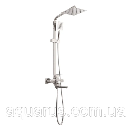 Душова колона зі змішувачем (нерж.сталь) MIXXUS FIT-009-J (SS2825), фото 1