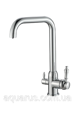 Кухонний змішувач на дві води MIXXUS PREMIUM ATRIO 021 (MI5933), фото 1