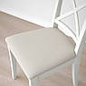 Стілець IKEA INGOLF Білий 504.730.73, фото 9