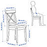 Стілець IKEA INGOLF Білий 504.730.73, фото 10