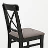 Стілець IKEA INGOLF Чорний 004.730.75, фото 3