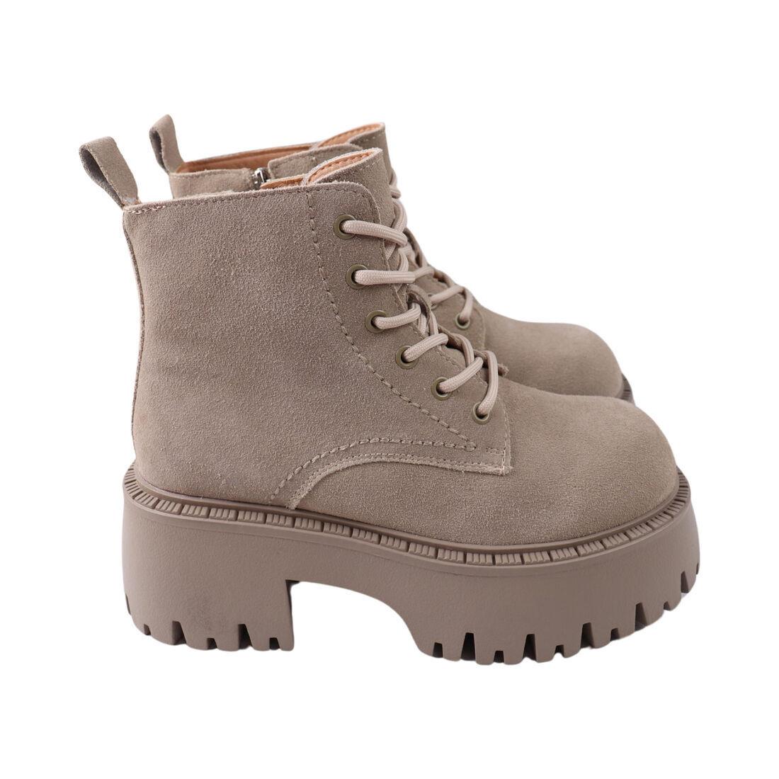 Черевики жіночі Gifanni капучіно натуральна замша, 40, фото 1