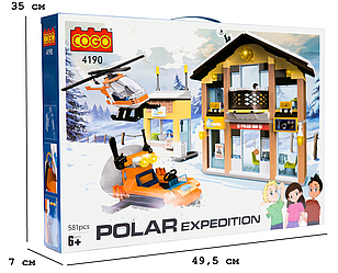 Конструктор "Місто" (581 елм.) Полярна база / COGO