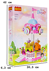 Конструктор "Дівчатка" (430 елм.) Карусель/COGO