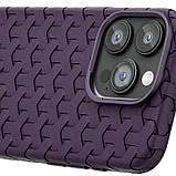 Чохол TPU Weaving для Apple iPhone 14 Pro Max (6.7") Purple, фото 4