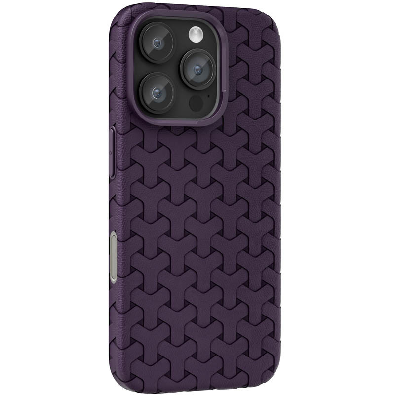 Чохол TPU Weaving для Apple iPhone 16 Pro (6.3") Purple