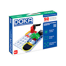Конструктор електронний Doka Альтернативна енергія 50 схем (D70711)