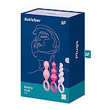 Набор анальных игрушек Satisfyer Plugs colored (set of 3) - Booty Call (мятая упаковка!!!), фото 5