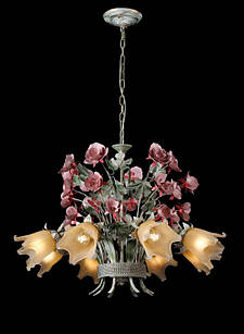 Люстра букет із квітів L1226/8 (GN)