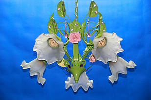 Люстра в стилі флористика L77177/5 (GN)