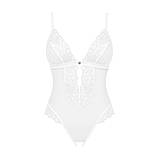 Еротичне напівпрозоре боді Obsessive Heavenlly crotchless teddy M/L (м'ята упаковка!!!), фото 5