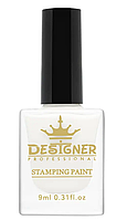 Лак-фарба для стемпінгу Stamping Paint біла 9 мл.