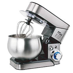 Планетарний міксер тістоміс з чашею 6 л Кухонний комбайн міксер Zepline ZP-105 3500 Вт