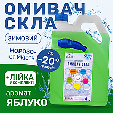Очищувач скла Зимовий Фазеліс Premium Яблуко -20 °С 4 л