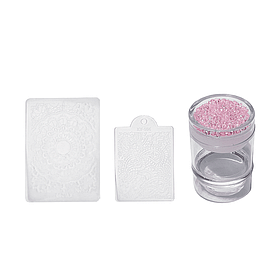 Штамп для стемпинга з 2 скребками