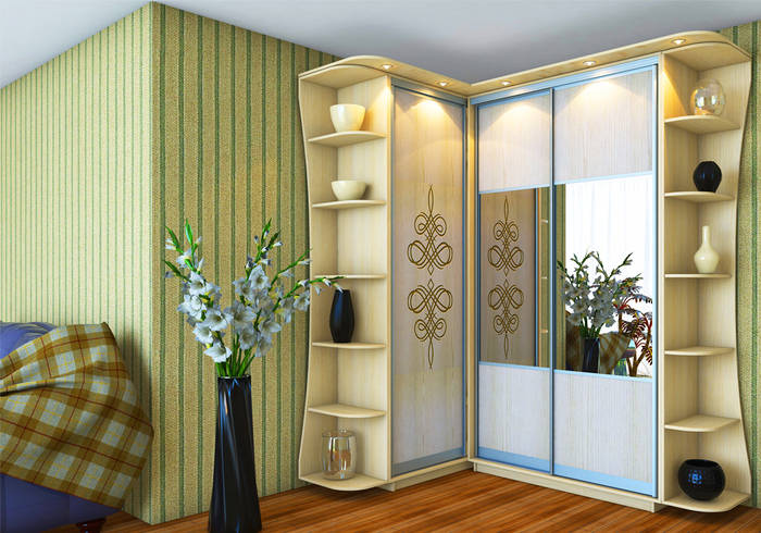 Купить Угловой шкаф-купе 160x220x100 Garant, цена 13616 грн — Prom.ua ...
