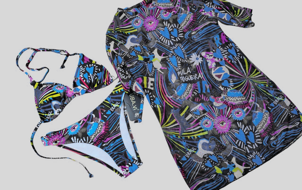 Купальник Fuba 3899 Нинель электрик(В НАЛИЧИИ ТОЛЬКО НАШИ 42 44 46 48 50 УКР р-ры)