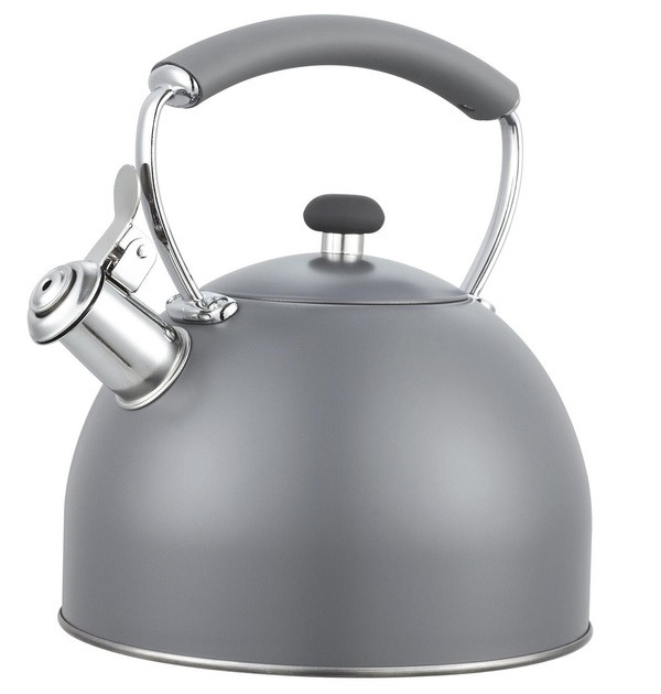 Чайник GUSTO Грей зі свистком 2.8 л (GT-1419-28)