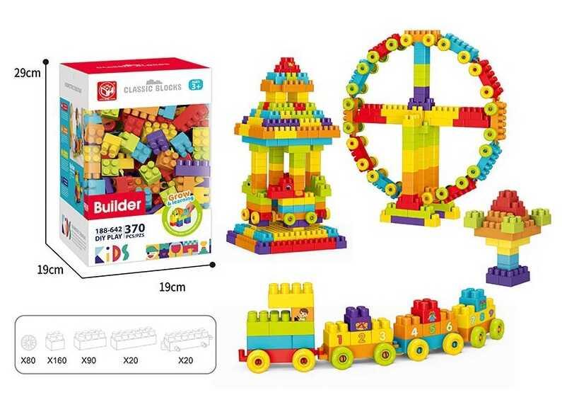Конструктор 188-642 370 деталей, в коробці, фото 1