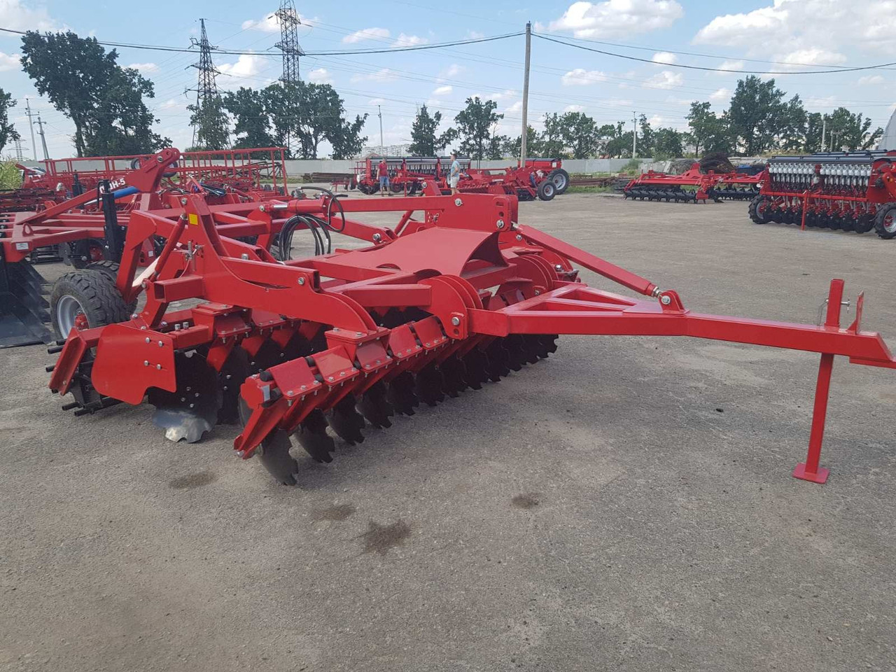 Лущильник дисковий причіпний ЛДД-3000-П, ширина 3,0 м. Діаметр диска 510 мм (51 см) на стійкі з гумовими демпферами., фото 1