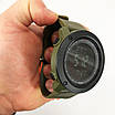 Годинник наручний чоловічий SKMEI 2095AG, годинник тактичний протиударний, армійський годинник. Колір: зелений, фото 6