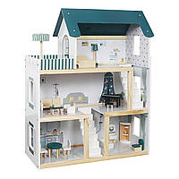 Дерев'яний ляльковий будиночок AVKO Вілла Толедо Green