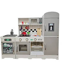 Дитяча кухня дерев'яна ігрові AVKO Альмерія, звукові та світлові ефекти