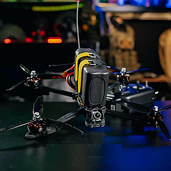 Квадрокоптер дрон FPV Steel bird 7 дюймовий розмір (18 хв. польоту) до 14 км