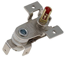 Термореле KST 168 (250V 10A), загнуті ніжки під 90 *, ручка 14мм, відп. 2 мм для прасок та обігрівачів