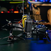 Потужний далекобійний квадрокоптер дрон FPV Steel bird 7 дюймовий (18 хв. польоту) до 14 км.