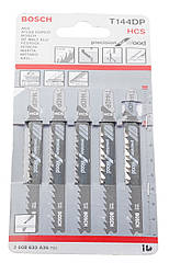 Пилка Bosch T144DP 5шт по дереву 2 608 633 A35