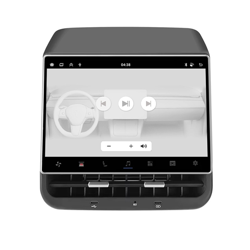 Екран Mekede MTS1 8,66" Tesla model 3 Y Prime 4/64 для пасажира Car-Play Android auto керування кліматом