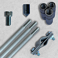 4 м комплект заземлення оцинкований Ф16