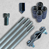 5,5 м комплект заземлення оцинкований Ф16