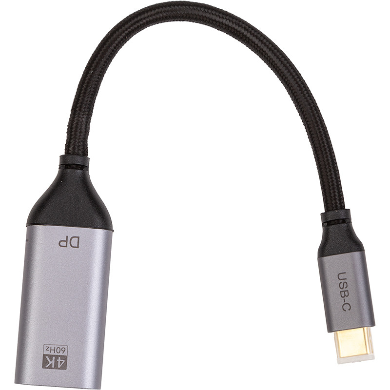 Адаптер CableTime USB-C (M) — DisplayPort (F), 4K/60Hz