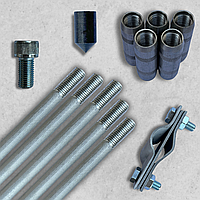 7,5 м комплект заземлення оцинкований Ф16