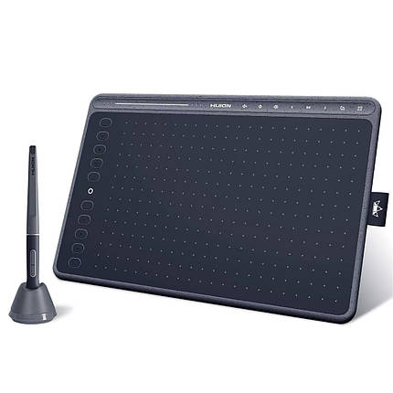 Графічний планшет Huion HS611 black, 10.1X6.35", 5080 LPI, 8192 levels, фото 1