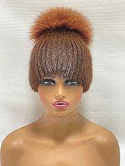 Жіноча шапка з хутра ондатри  "Бубон"